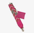Crossbody Phone Holder and Wallet Pink/Green