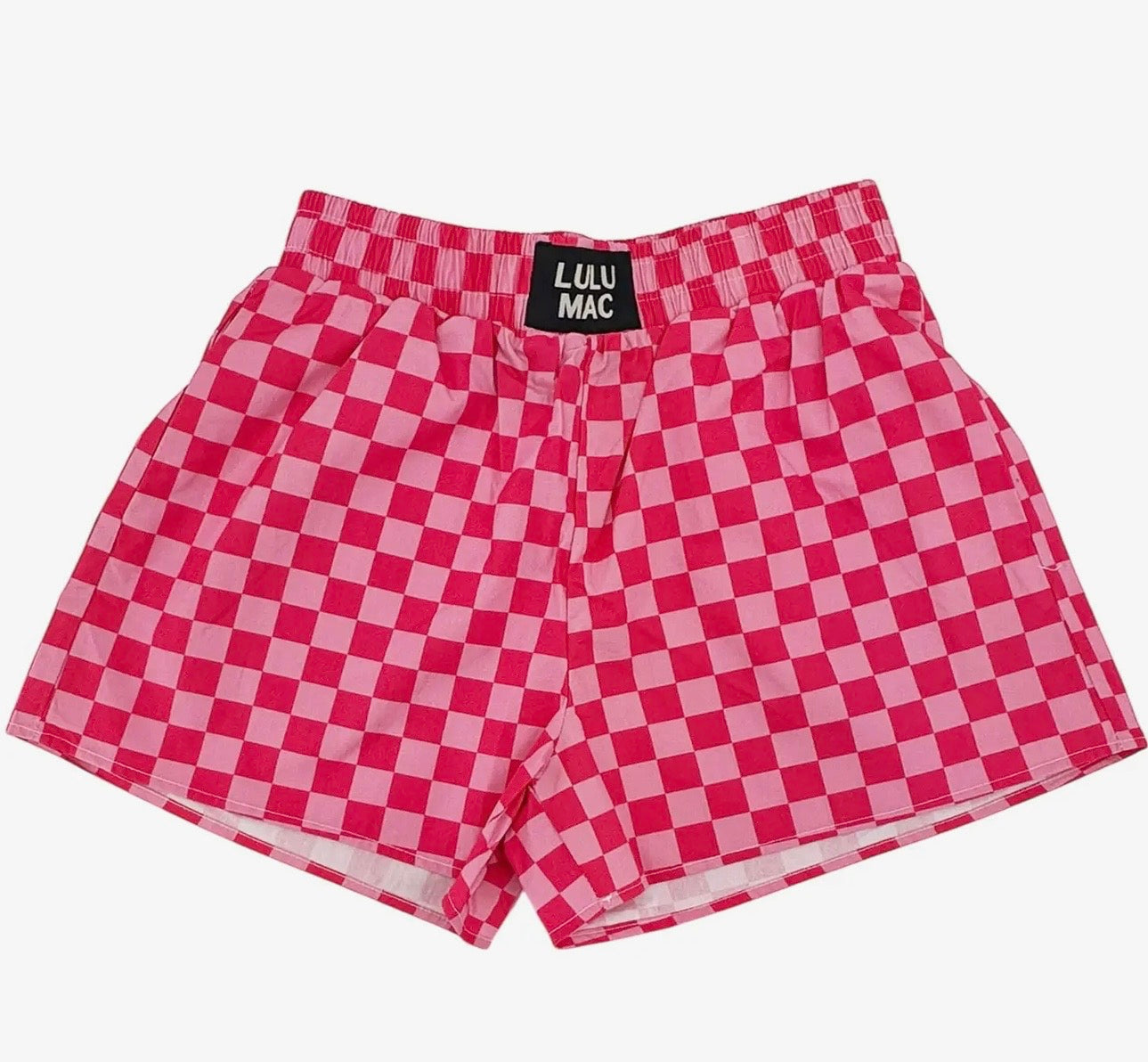 Lulu MAC Red and Pink Boxer Shorts