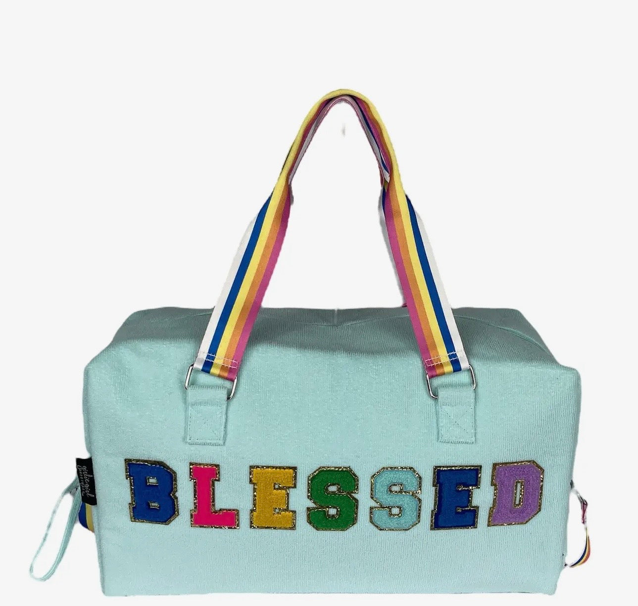 Blessed Mint Terry Cloth Duffle Bag