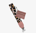 Leopard/Pink Crossbody Phone Holder and Wallet