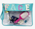 Face Teal Accessories Bag