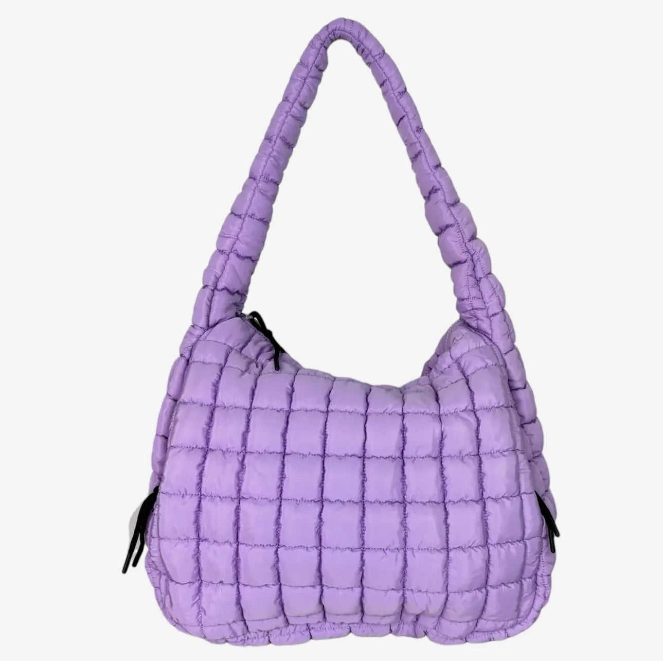 Girlie Girl Quilted Lavender Puffer Handbag