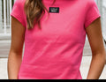 Lulu Mac Hot Pink Babydoll Shirt