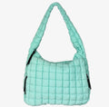 Girlie Girl Originals Quilted Teal Puffer Handbag