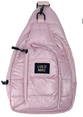 Lulu MAC Metallic Rose Gold Puffer Sling Bag