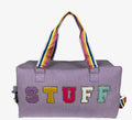 Stuff Lavender Terry Cloth Duffle Bag