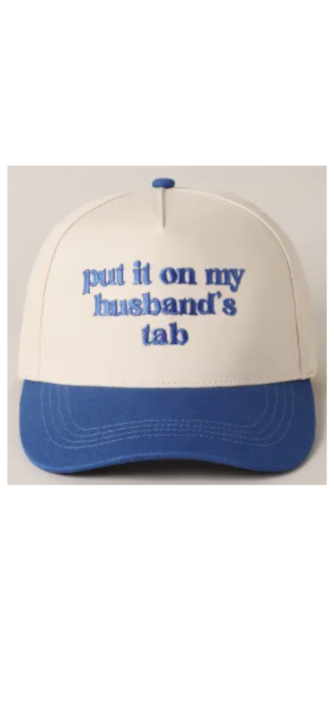 Put It On My Husbands Tab Canvas Hat