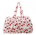 Girlie Girl Originals Quilted Cherry Puffer Duffle