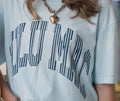 Lulu Mac Light Blue With Dark Blue Strips Shirt