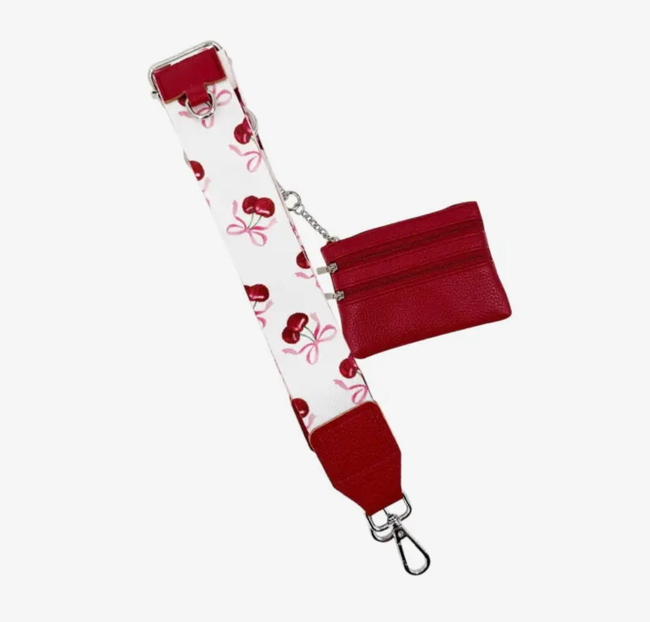 Cherry Crossbody Phone Holder and Wallet