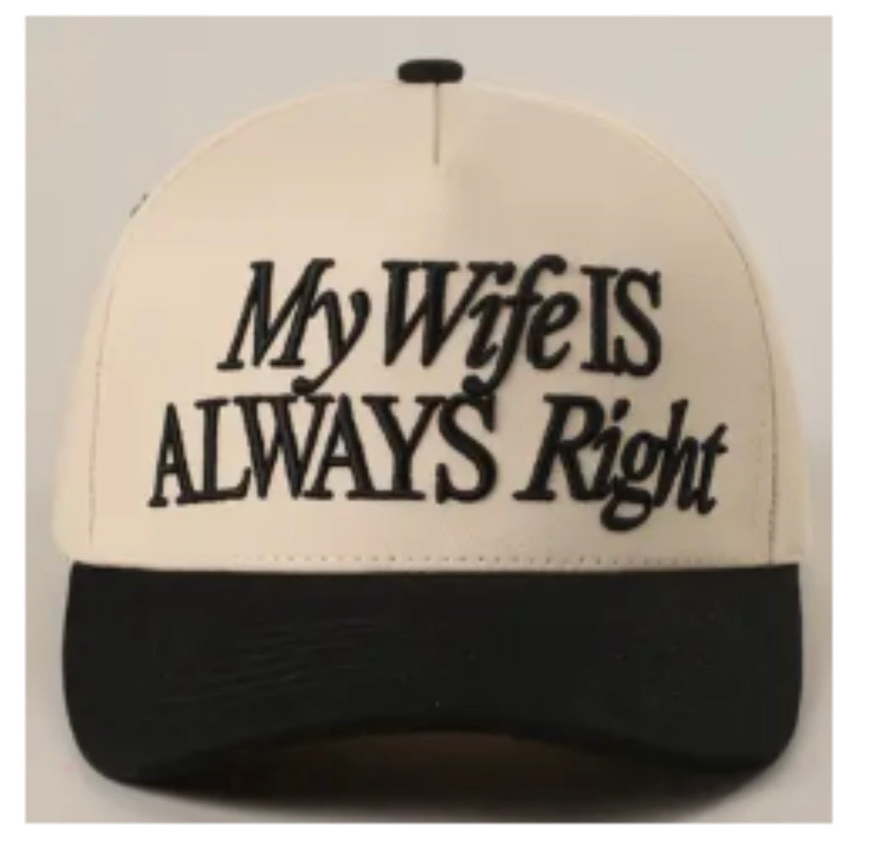 My Wife Is Always Right Trucker Hat