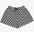 Lulu Mac Checkered Black and White Og Shorts